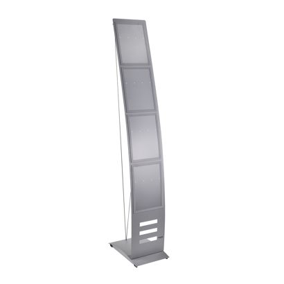 Porta brochure TEC-ART espositore stretto con cornici magnetiche