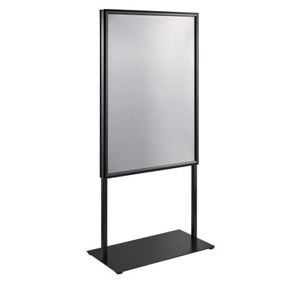 Espositore poster bifacciale A1, NEO nero 
