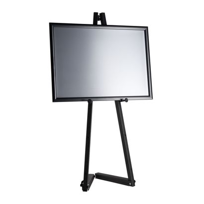 Cavalletto portatile in alluminio con cornice a scatto null | A2 420 x 594 mm | 1.000 mm