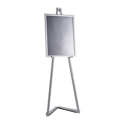 Cavalletto portatile in alluminio con cornice a scatto null | A2 420 x 594 mm | 1.500 mm