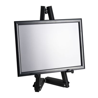 Cavalletto portatile in alluminio con cornice a scatto null | A3 297 x 420 mm | 500 mm