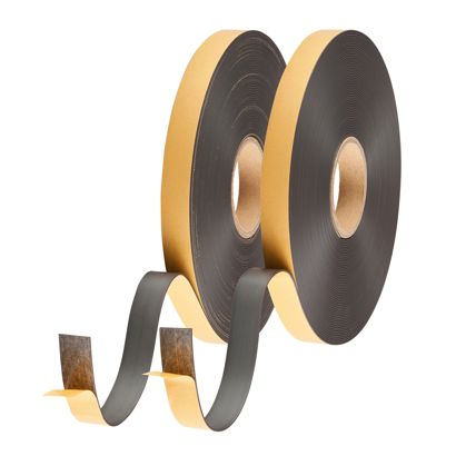 Nastro magnetico con controparte, autoadesivo 25,4 mm | A+B (SET) - Adesivo standard