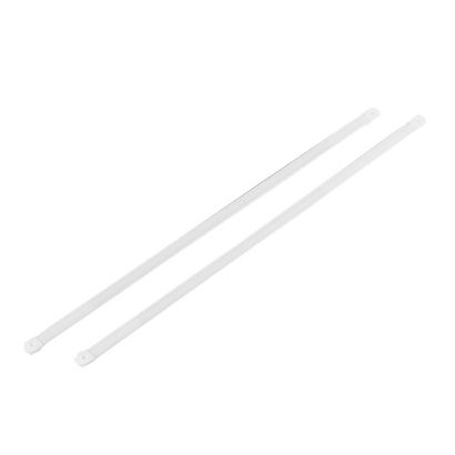 Linguette 165 mm, rivestito in plastica, con tappi di chiusura 