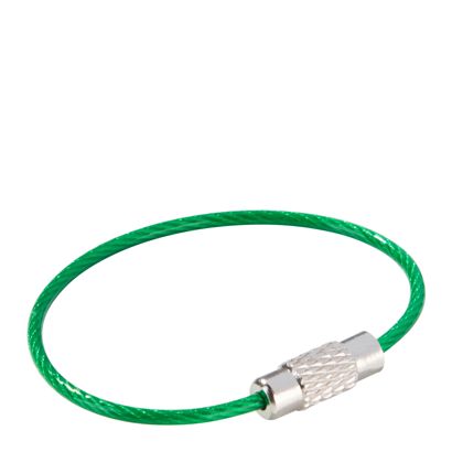 Portachiavi in filo con filettatura, rivestito in colore null | 110 mm