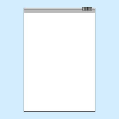 Sacchetti con chiusura a cursore, plastica PE 225 x 310mm | 60 µm