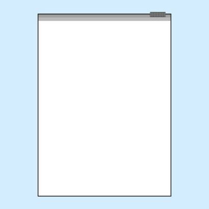 Sacchetti con chiusura a cursore, plastica PE 320 x 440 mm | 75 µm