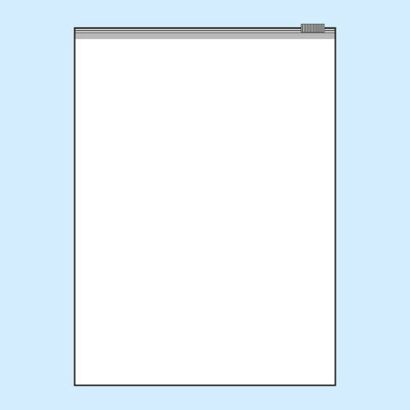Sacchetti con chiusura a cursore, plastica PE 480 x 640 mm | 70 µm