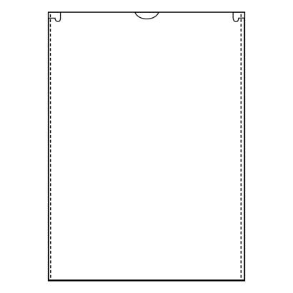 Buste protettive, 148 x 210 mm, lato corto aperto, trasparente 