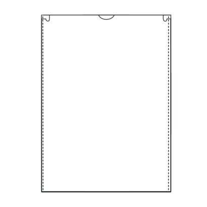 Buste protettive, 210 x 297, lato corto aperto, trasparente 