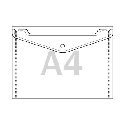 Buste portadocumenti per contenuto A4, plastica PP 180 µm 