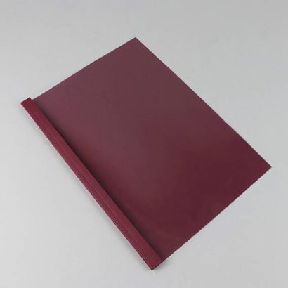 Cartellina a rilegatura termica A4, struttura in pelle, 40 fogli, null | 4 mm | 240 m