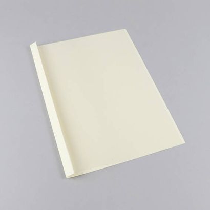 Cartellina a rilegatura termica A4, struttura in pelle, 40 fogli, null | 4 mm | 250 m