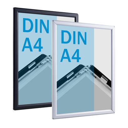Cornice a scatto A4 Opti Frame, con supporto posteriore 