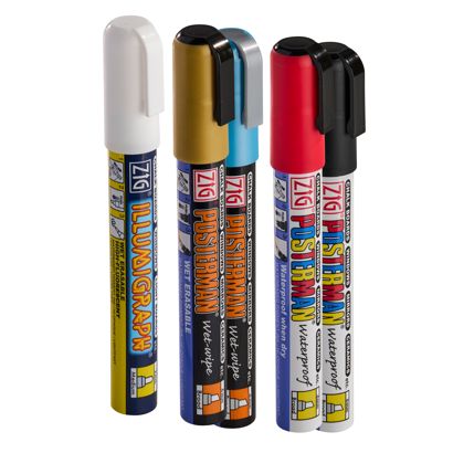 Pennarello a gesso, 1 pezzo, 