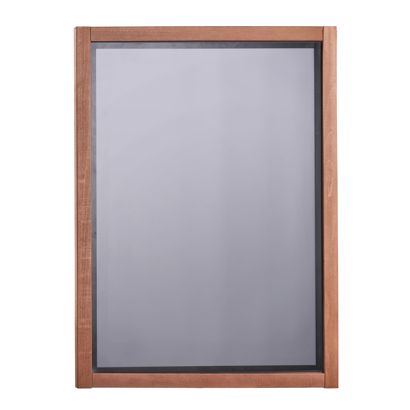 Lavagna in legno MULTI, con lavagna da gesso e cornice magnetica 