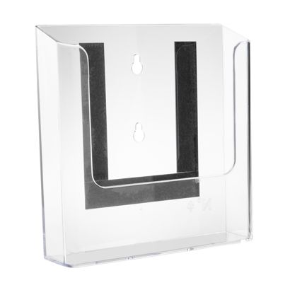 Porta brochure da parete, magnetico, polistirolo, trasparente PTXI, 1 x A5