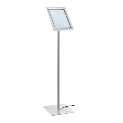 Espositore a leggio LED A4 con cornice a scatto null