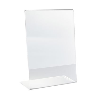 Porta avvisi da banco a L, PS, formato verticale | A5