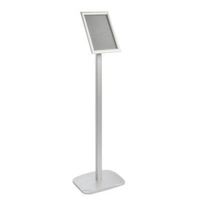 Espositore a leggio ECONOMY A4 con cornice a scatto argento 