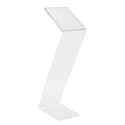 Espositore a leggio CAPTION A4 in acrilico 