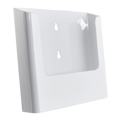 Porta brochure da parete, polistirolo, trasparente PTXD, 1 x null | A5