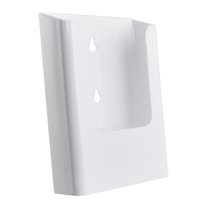 Porta brochure da parete, polistirolo, trasparente PTXD, 1 x null | 1/3 A4