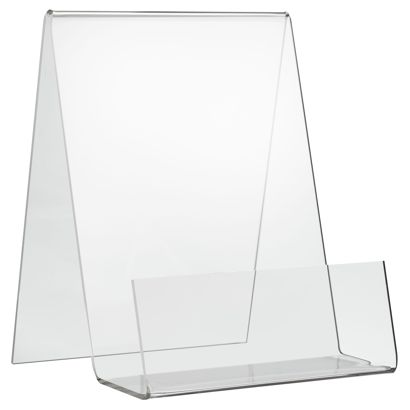 Espositore per libri, acrilico 105 x 135 mm (A6)