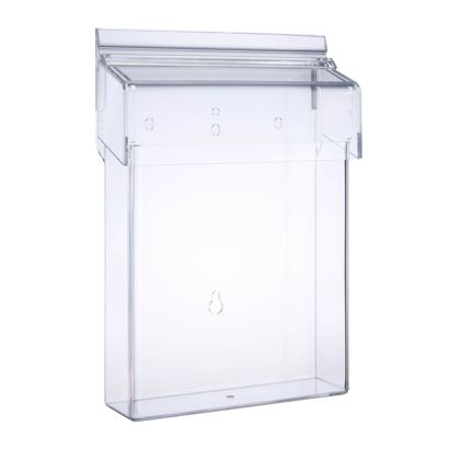 Porta brochure resistente alle intemperie con coperchio, robusto A5