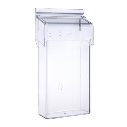 Porta brochure da esterno con coperchio, robusto 1/3 A4
