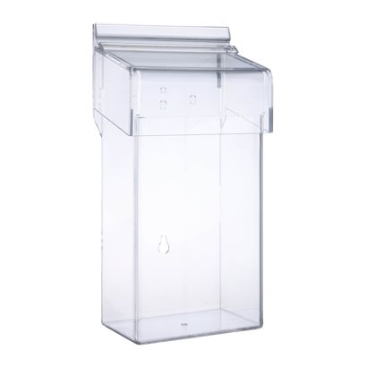 Porta brochure resistente alle intemperie con coperchio, extra profondo, robusto 1/3 A4