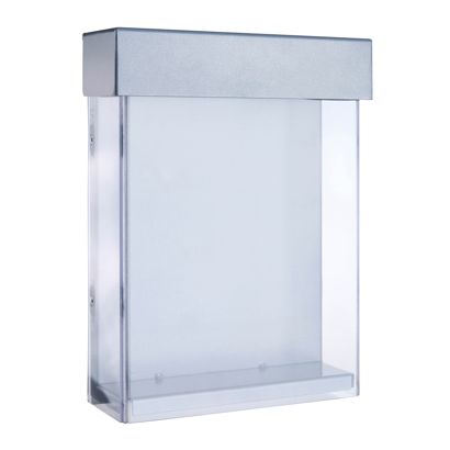 Porta brochure resistente alle intemperie con coperchio, Indisplay Shieldbox, ultra robusto A5