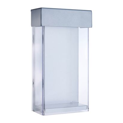 Porta brochure da esterno con coperchio, Indisplay Shieldbox, ultra robusto 1/3 A4