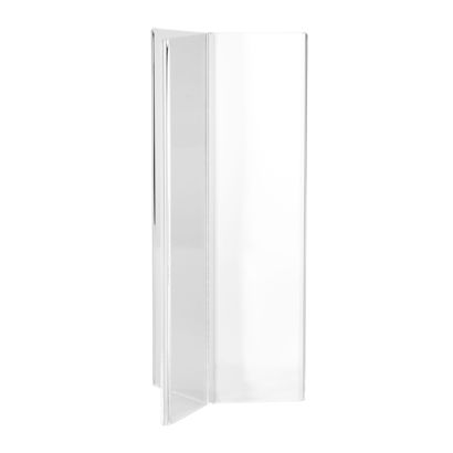 Porta menù, acrilico, 3 lati, 1/2 DL (53 x 210 mm)