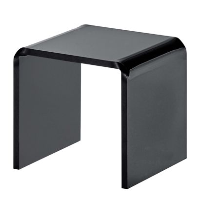 Espositore in acrilico a forma di U, nero 50 x 50 x 50 mm
