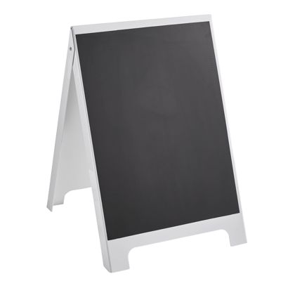 Cavalletto pubblicitario PS-STOP 50,8 x 80 cm, con lavagna, bianco 