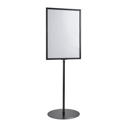Espositore poster A1, altezza regolabile, nero null