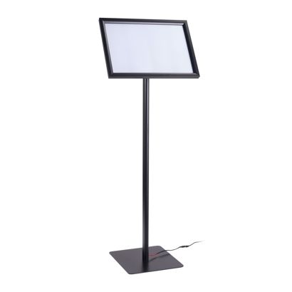 Espositore a leggio LED A3 con cornice a scatto null