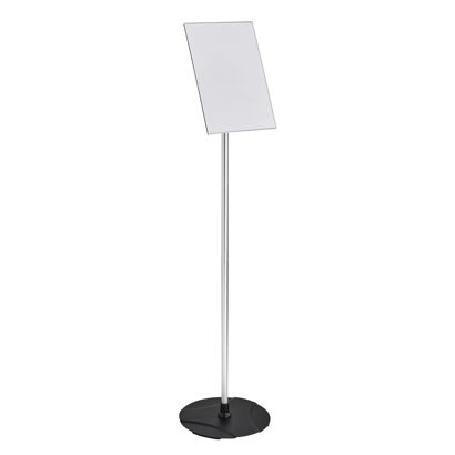 Espositore a leggio PULADI con cornice in acrilico, argento A4 21 x 29,7 cm
