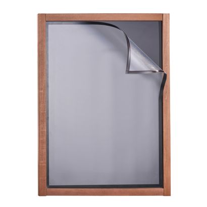Lavagna in legno MULTI, con lavagna da gesso e cornice magnetica A1 59,4 x 84,1 cm