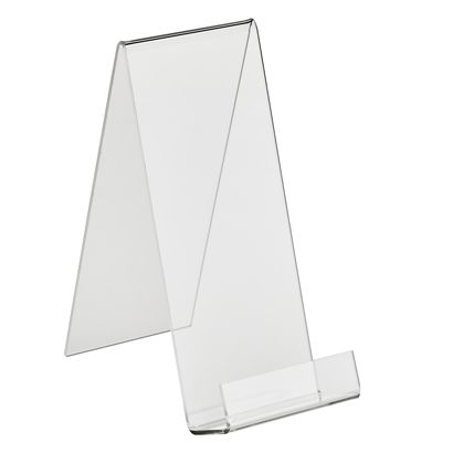 Espositore per libri, acrilico 80 x 195 mm