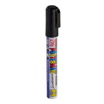 Pennarello a gesso, 1 pezzo, 6 mm | null | resistente all'acqua