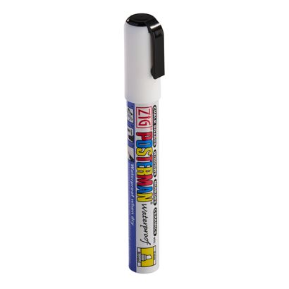 Pennarello a gesso, 1 pezzo, 6 mm | null | resistente all'acqua