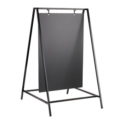 Cavalletto pubblicitario lavagna Swing, 50 x 70 cm, nero 