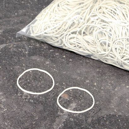 Elastico, bianco 40 mm | 1.5 mm