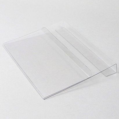 Tasche di contrassegno per paretali per pallet, con piega per fissare sopra, fronte accorciato A5                                                                                                                                