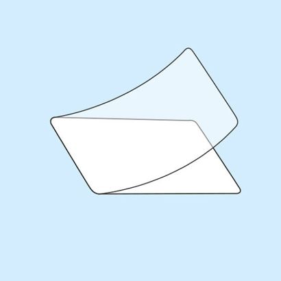Foglio per plastificare a caldo, 65 x 95 mm, formato carta di credito, 2 x 125 µm 