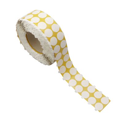Bollini biadesivi PET, forte/forte 25 mm | 5000 pz