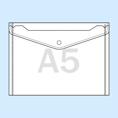 Buste portadocumenti per contenuto A5, plastica PP 180 µm 