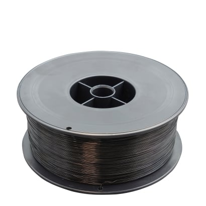 Filo metallico per cucitrice, tipo 25, 0,55 mm, rotondo, nero (bobina con 2 kg) 