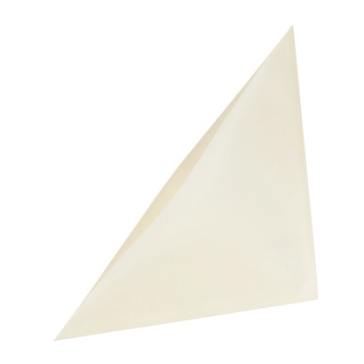 Tasche triangolari, autoadesivo, carta 100 x 100 mm | trasparente